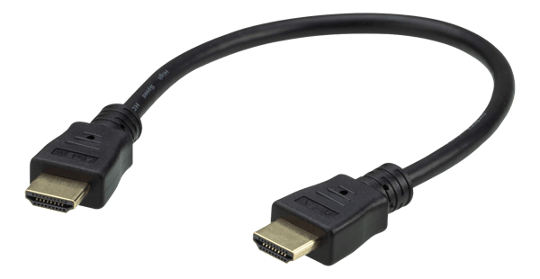 0.3M HDMI 2.0 Cable M/M 30AWG, black