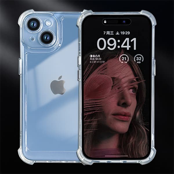 Krystallklart PC-deksel for iPhone 16 Pro Max (6.9")