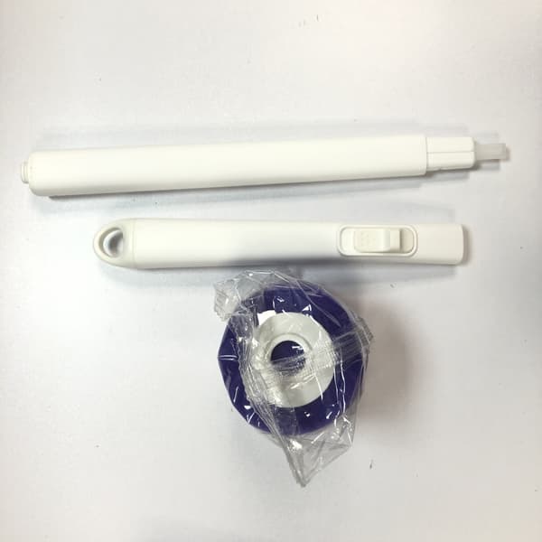 Engangstoiletskålsbørste med refill til toiletstav (Wand+20 refills) 41 cm