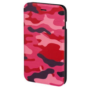 Plånboksväska DesignLine iPhone6/6S Camo Rosa