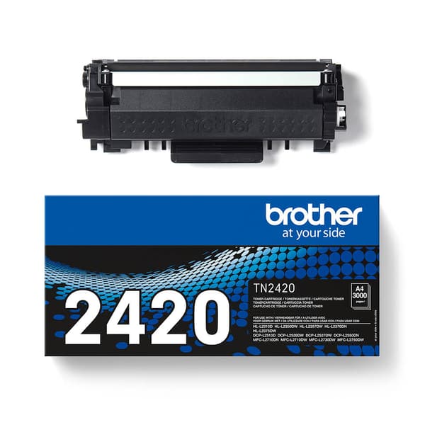 Toner TN2420 TN-2420 Sort