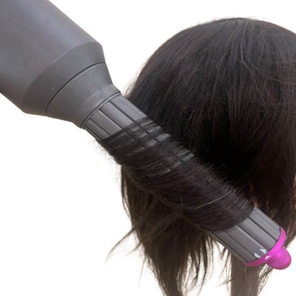 Locktångstillbehör för Dyson hårfön HD08 Gray+Red