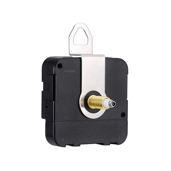 High Torque I Shaft Clock Movement with Hands - Black