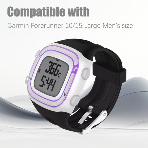 Armband för Garmin Forerunner 10/15 Large Black