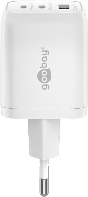 USB-C™ PD GaN multiport hurtiglader Nano (65 W) hvit