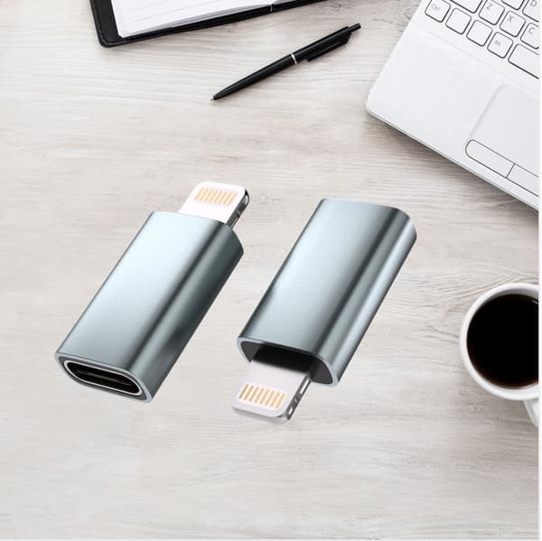 FA02-adapter: Lightning til Type-C, 10W, grå