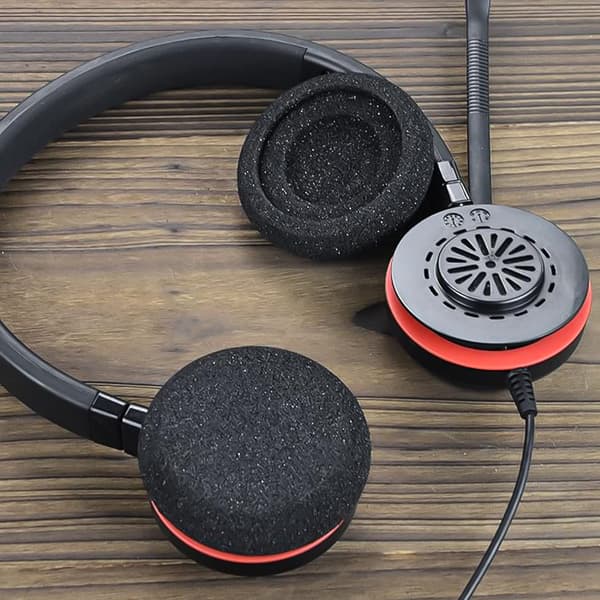 Øreputer for Jabra Evolve 20, 20SE, 30, 30II, 40, 65 Black