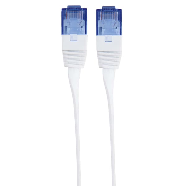 Kabel Nätverk CAT6 UTP Flat Vit 10m