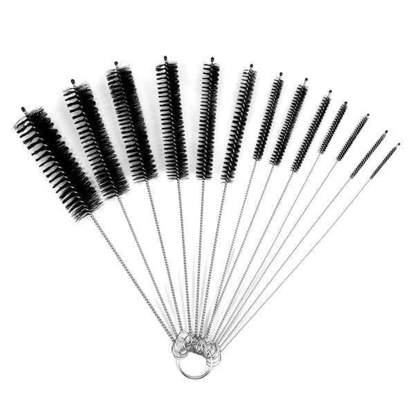 Set med 13 flaskborstar i olika storlekar Black