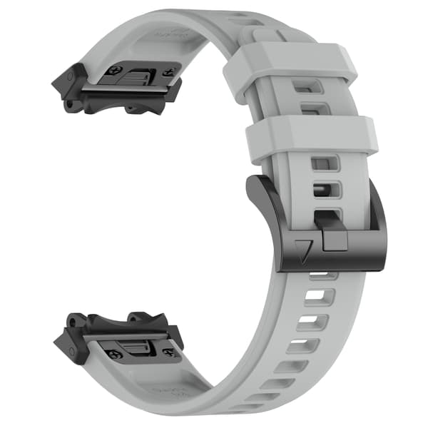 Silikonerem med tyk spænde til Amazfit T-Rex 2/3 - Grå