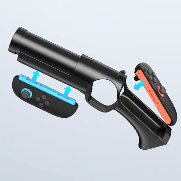 Sort Game Gun Stock til Switch 2. Generation Controller - Forbedret Gamingoplevelse