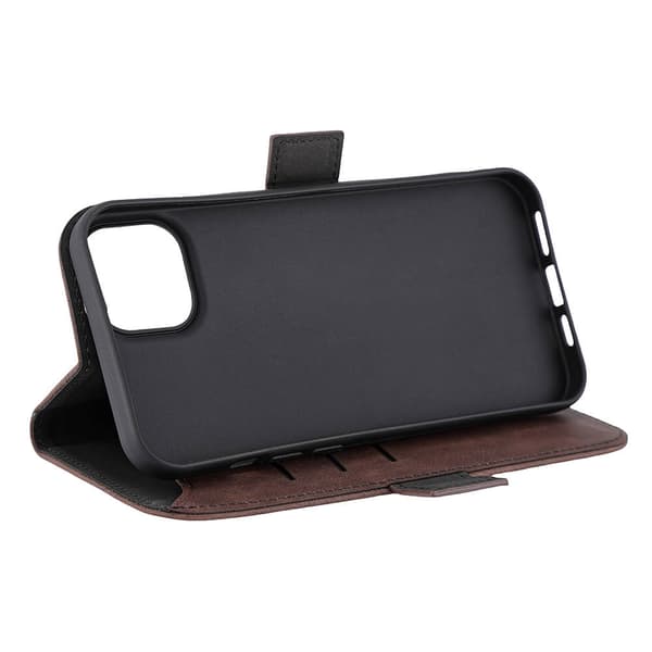 Wallet Case 3 kortrum Magseries Brun - iPhone 15 Plus