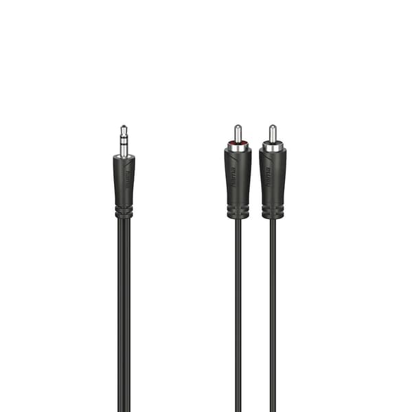 Lydkabel 3,5-2x RCA Svart 3,0m