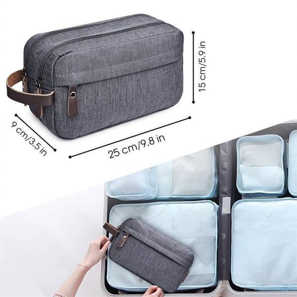 Necessär med stor kapacitet Grey
