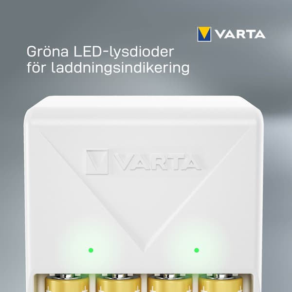 Plug Charger, includes 4x AA 2100 mAh