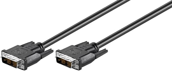 DVI-D Full HD-kabel Single Link, nikkelbelagt