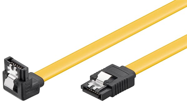 PC-datakabel, 6 Gbit/s, 90° Clip