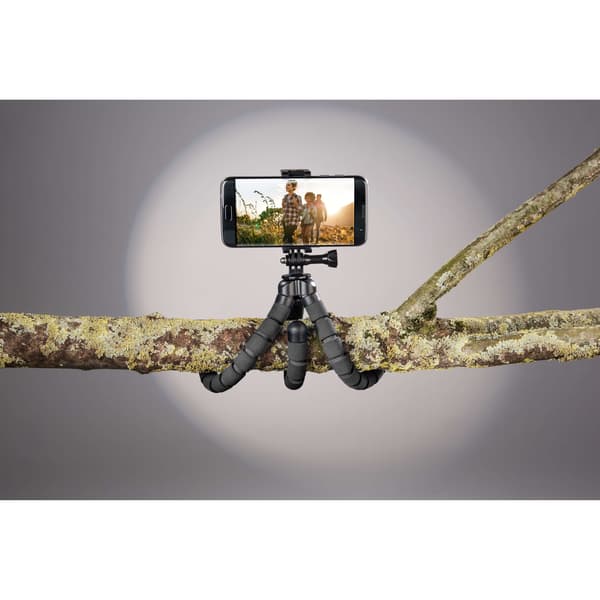 Bordstativ Flex Smartphone & GoPro 26cm Sort