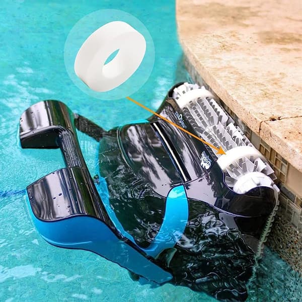 4-Pack erstatningsskrubberhjul til Dolphin Pool Cleaners