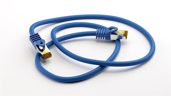 RJ45 patchkabel S / FTP (PiMF), med råkabel CAT 7,