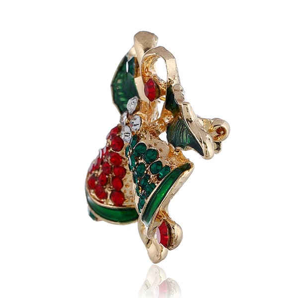 Broche med julemotiv MultiColor