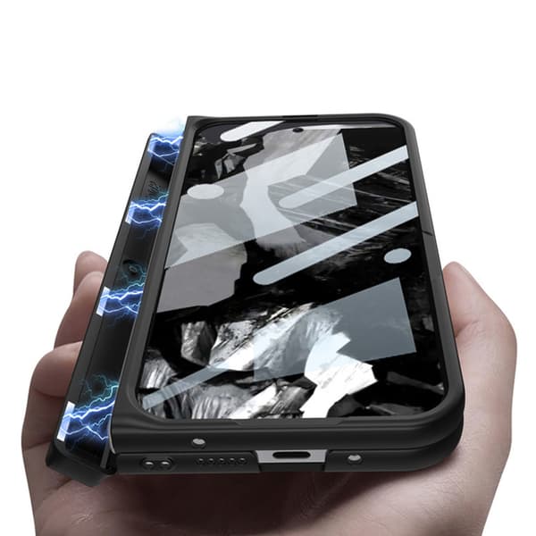 Fodral med Stativ för Google Pixel 9 Pro Fold Black