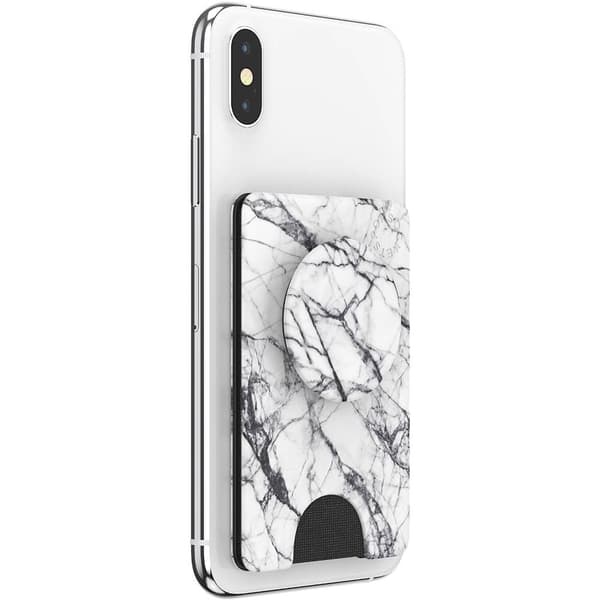 PopWallet+ Dove White Marble