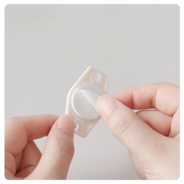 Självhäftande Glidhjul - Möbelrullar 4-pack White