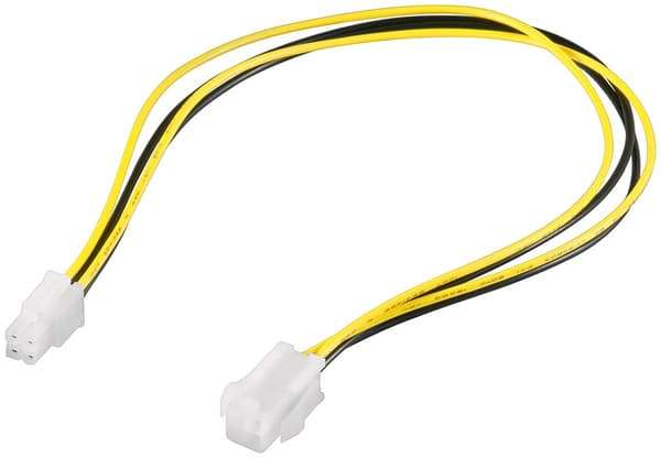 Forlengelsesstrømkabel ATX12 P4 for PC-er, 4 pinner