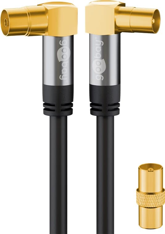 TV-antennekabel (135 dB), 4x afskærmet