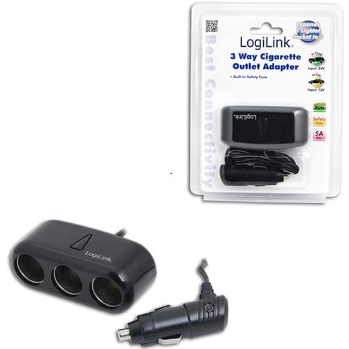 Cigaretadapter splitter 3-ports