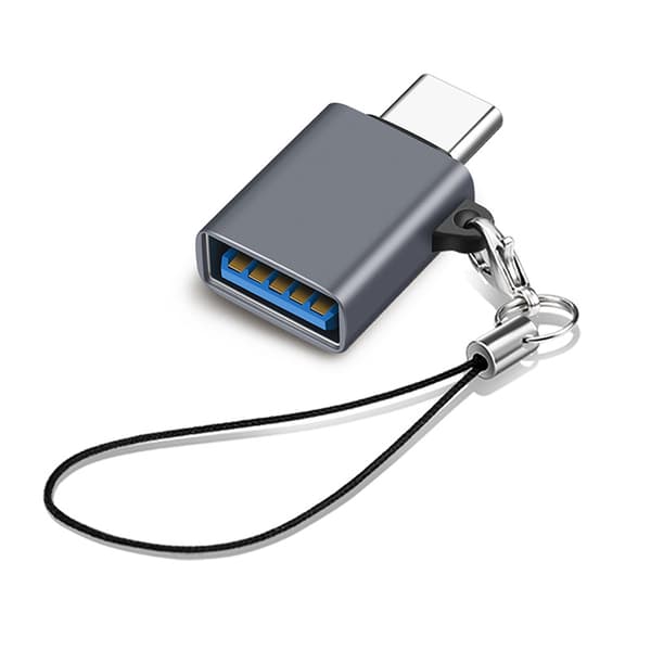 OTG-adapter med rem Grey
