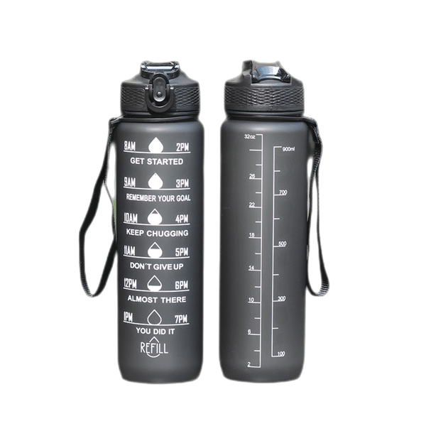 Urheilujuomapullo - 1000 ml Black