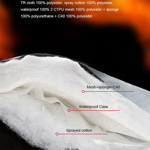 Opvarmede termohandsker One size Gloves + 5000 mAh battery
