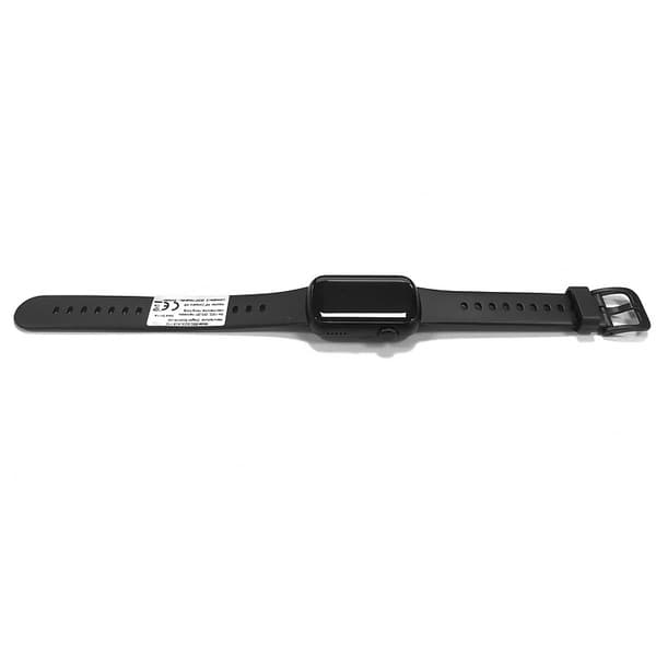 Smartklokke med  pulsmåler, søvnmåler, skritteller Black