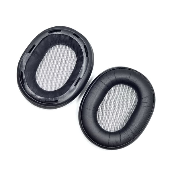 Utskiftbare øreputer til Sony MDR-1A hodetelefoner - Proteinlær Black