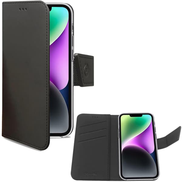 Lompakkokotelo iPhone 14 musta