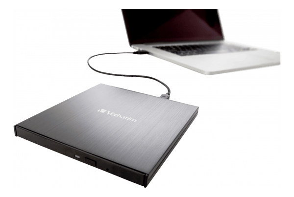 External Ultra HD 4K Slimline Blu-ray Writer USB 3.1, USB-C