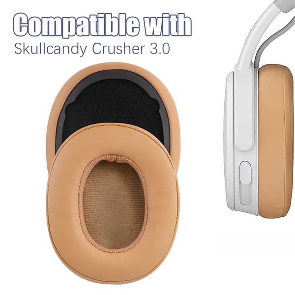 Ørepuder 1 par Yellow Skullcandy Crusher 3.0