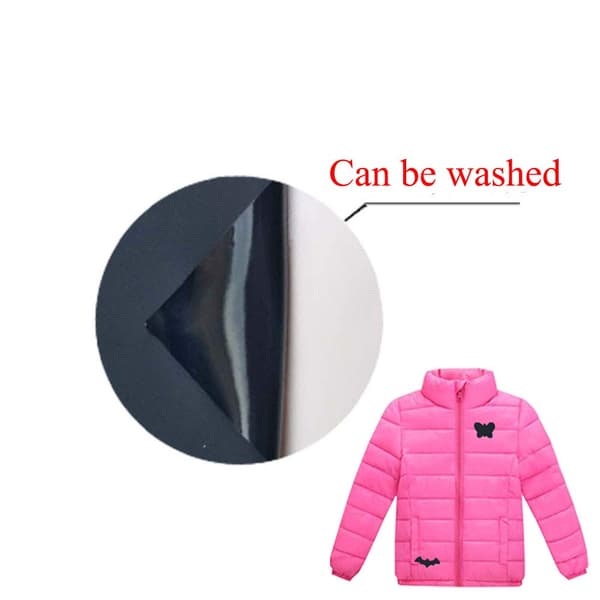 Selvklebende vanntett lapp for klesreparasjon 10 ark Leaf-shape
