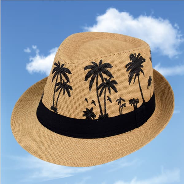 Stilfuld Raffia Solhat til Sommer