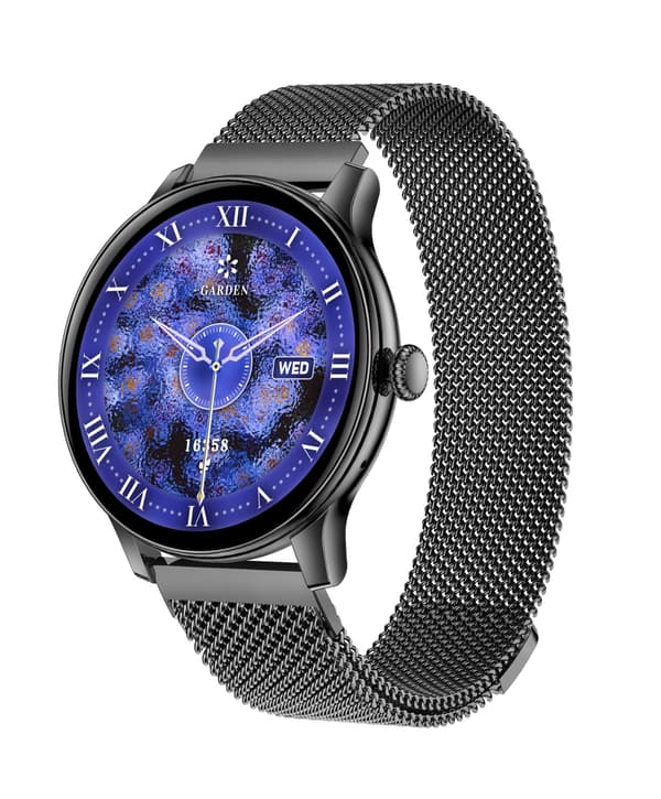 Multifunktionell Smartwatch med Bluetooth-samtal, Hälsoövervakning och Anpassningsbara Urtavlor Black
