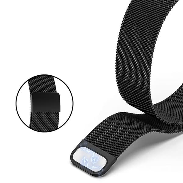 Magnetisk stropp for Huawei Band 9 Black