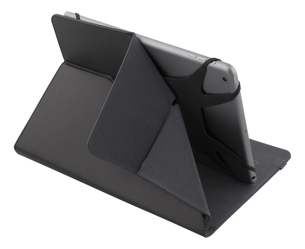 Universal tablet case 9/10.1" integrated stand, rotate