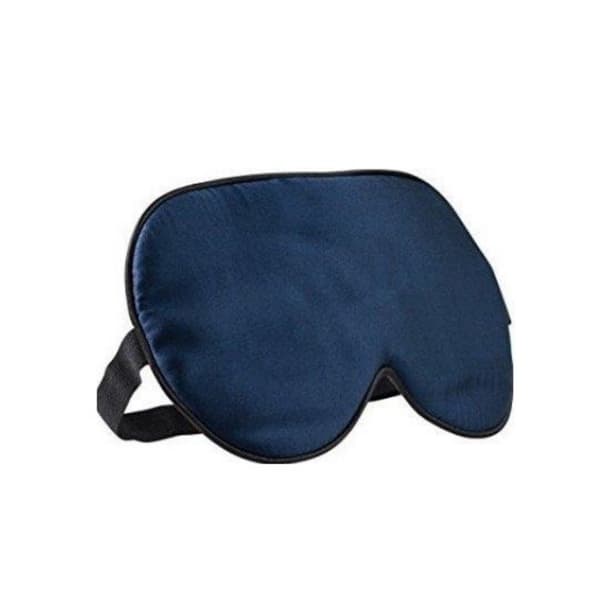 Sovmask 100% silke DarkBlue