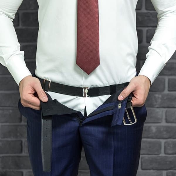 Shirt Stay Belt - Sort Regular Edition