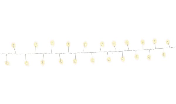 50er LED silver wire cluster ljuskedja