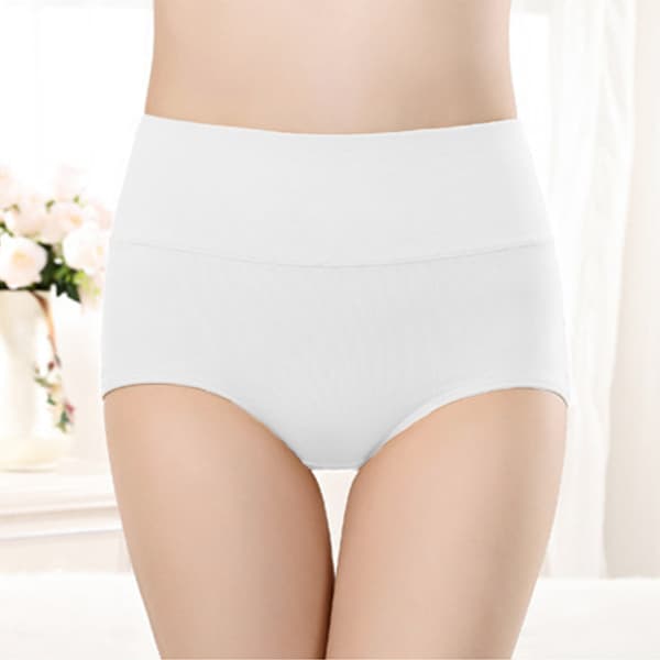 Trosor med hög midja (5-pack) White M