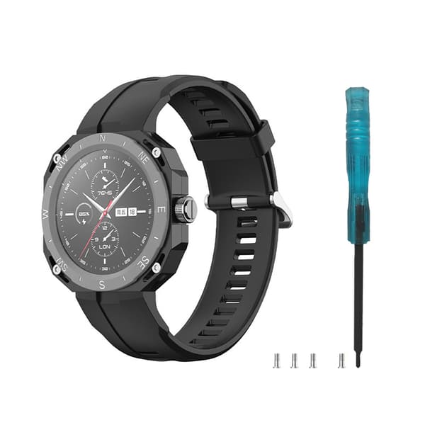 Urrem silikone Black Huawei Watch GT Cyber