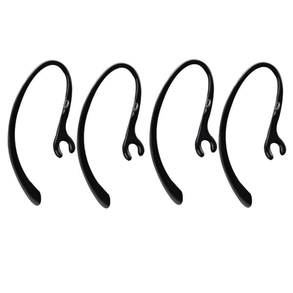 Ørekroge til trådløst Bluetooth headset 6/7/8/9 mm Black